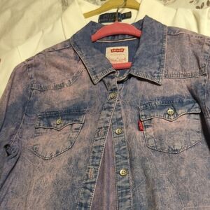 Levi's Lavender Denim Shirt